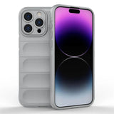 Grip Friendly Silicone Apple iPhone Case-Exoticase-For iPhone 15 Pro Max-Light Gray-