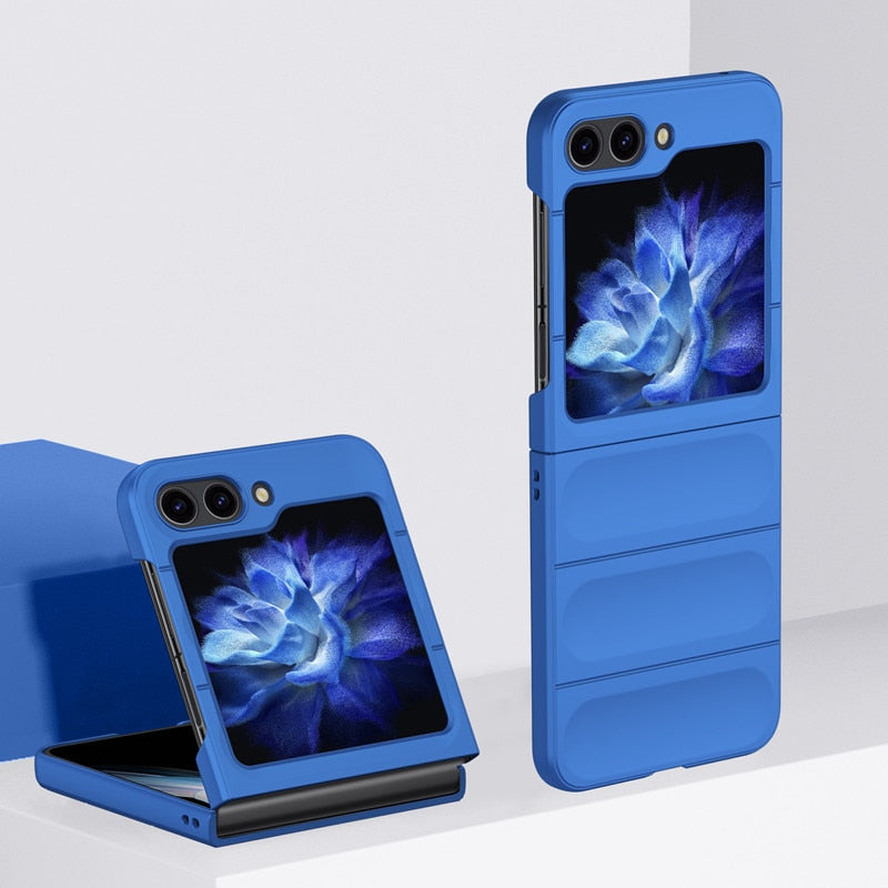 Grip Friendly Silicone Samsung Galaxy Z Flip 5 Case-Exoticase-for Samsung Z Flip 5-Dark Blue-Exoticase