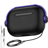 Headset & Gaming Style AirPods Pro 3 Case with Cleaning Pen-Exoticase-Purple Black-For AirPods Pro 3-Exoticase
