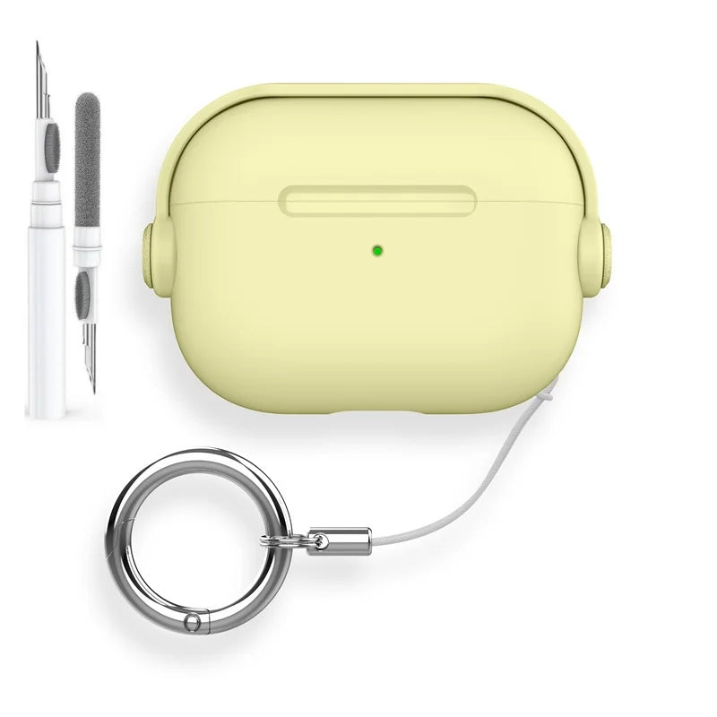 Headset & Gaming Style AirPods Pro 3 Case with Cleaning Pen-Exoticase-Yellow 1-For AirPods Pro 3-Exoticase