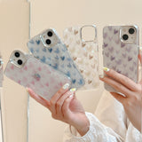 Heart Marble Plated iPhone Case-Exoticase-