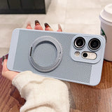 Heat Dissipating Breathable OnePlus Case-Exoticase-OnePlus 13-Sky Blue with Ring-Exoticase