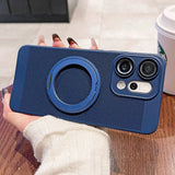 Heat Dissipating Breathable OnePlus Case-Exoticase-OnePlus 15-Blue with Ring-Exoticase