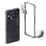 Heat Dissipating Nothing Phone Metal Bumper Frame-Exoticase-Nothing Phone 3A Pro-Gray-Exoticase
