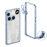 Heat Dissipating Nothing Phone Metal Bumper Frame-Exoticase-Nothing Phone 3A Pro-Blue-Exoticase