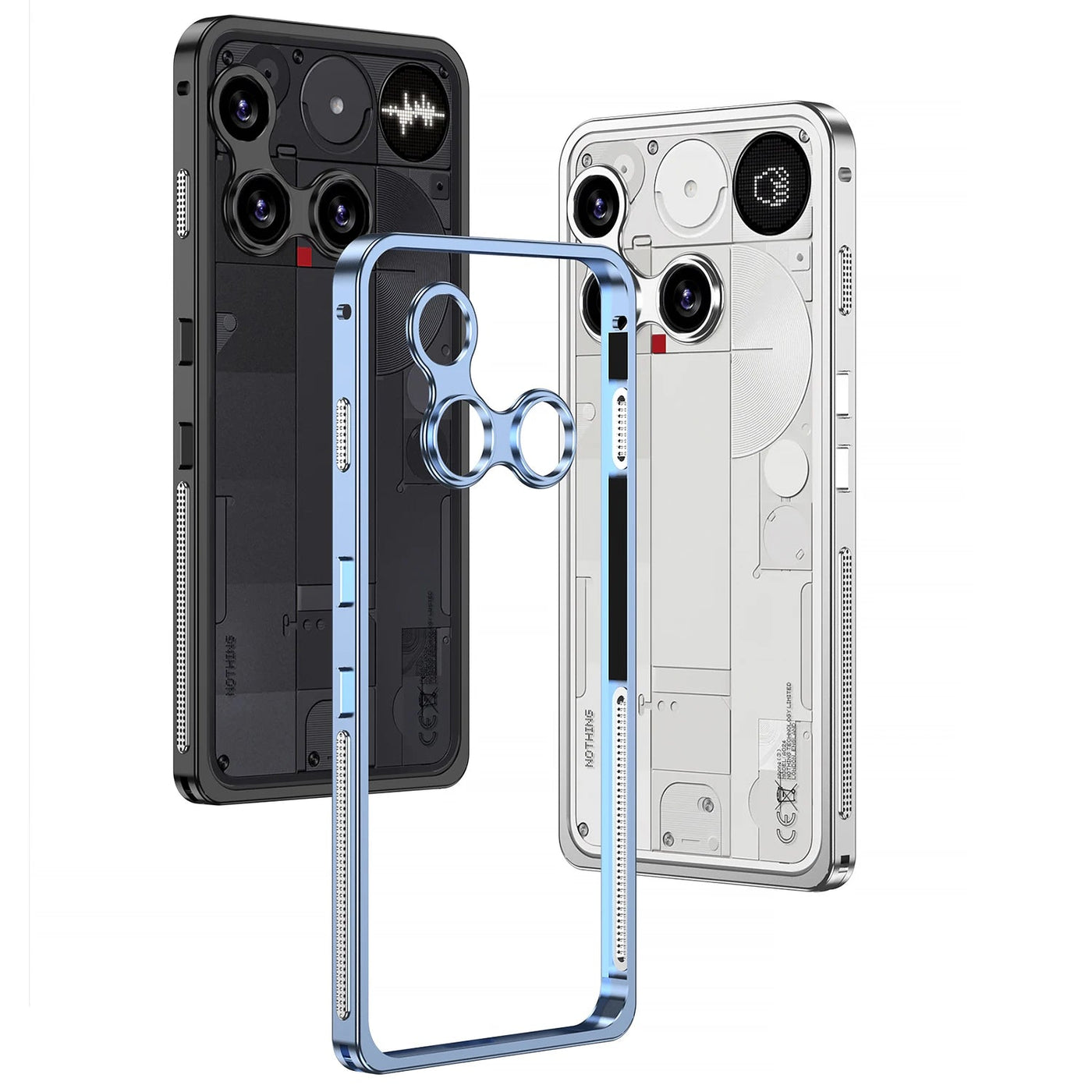 Heat Dissipating Nothing Phone Metal Bumper Frame – Exoticase
