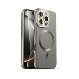 HeatFlow Glass Camera Drop Corners iPhone Case-Exoticase-Gray-iPhone 16 Pro Max-Exoticase