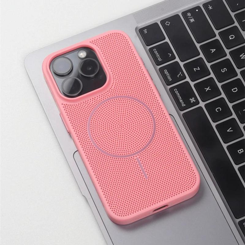 HeatOff Speaker Grill Style Micro Hole iPhone Case – Exoticase HeatOff Speaker Grill Style Micro Hole iPhone Case – Exoticase