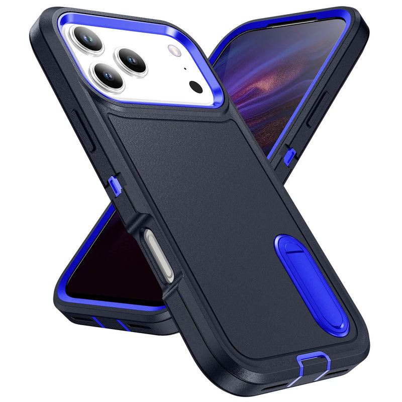 Heavy Duty Defender Apple iPhone Case-Exoticase-For iPhone 17 Pro Max-Sapphire Blue-Exoticase