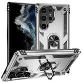 Heavy Duty Military Grade Protection Samsung Galaxy Armor Case-Exoticase-S25 Ultra-Silver-Exoticase