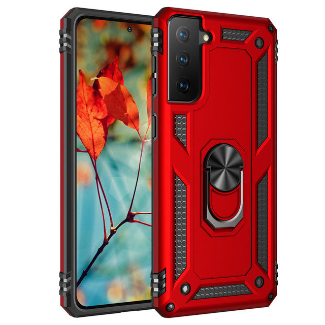 Heavy Duty Military Grade Protection Samsung Galaxy Armor Case-Exoticase-Samsung S22 Ultra-Red-