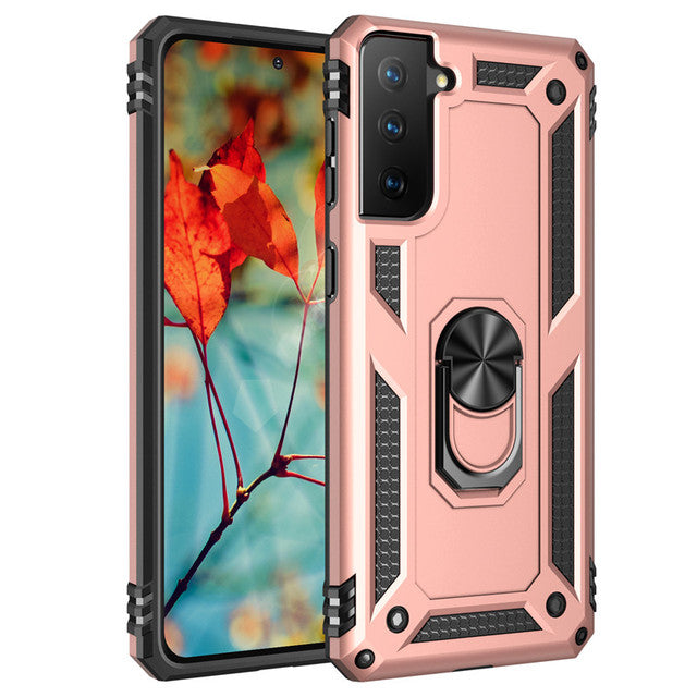 Heavy Duty Military Grade Protection Samsung Galaxy Armor Case-Exoticase-Samsung S22 Ultra-Rose Gold-