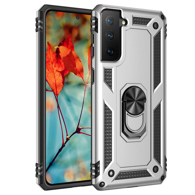 Heavy Duty Military Grade Protection Samsung Galaxy Armor Case-Exoticase-Samsung S22 Ultra-Silver-