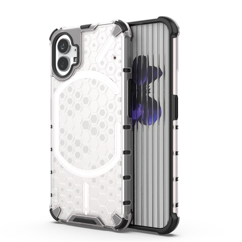 Hexagonal Nothing Phone Case-Exoticase-Nothing Phone 1-Clear-Exoticase