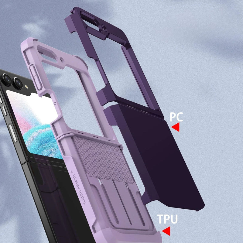 Hinge Covered Armor Samsung Galaxy Z Flip Case-Exoticase-Exoticase