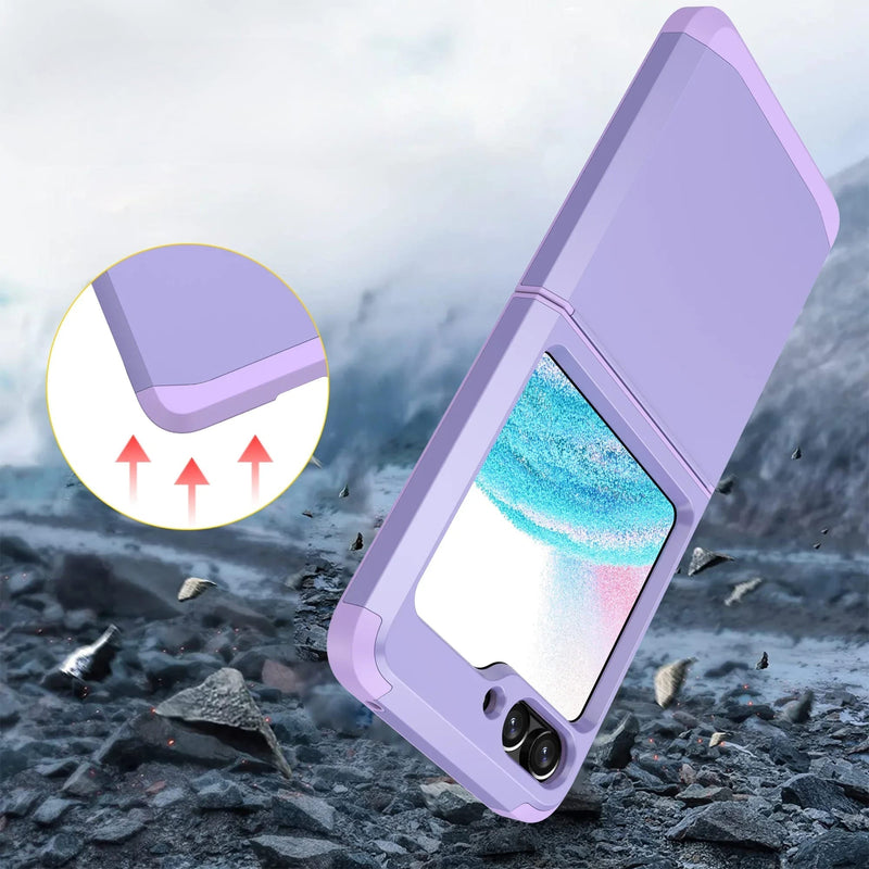Hinge Covered Armor Samsung Galaxy Z Flip Case-Exoticase-Exoticase