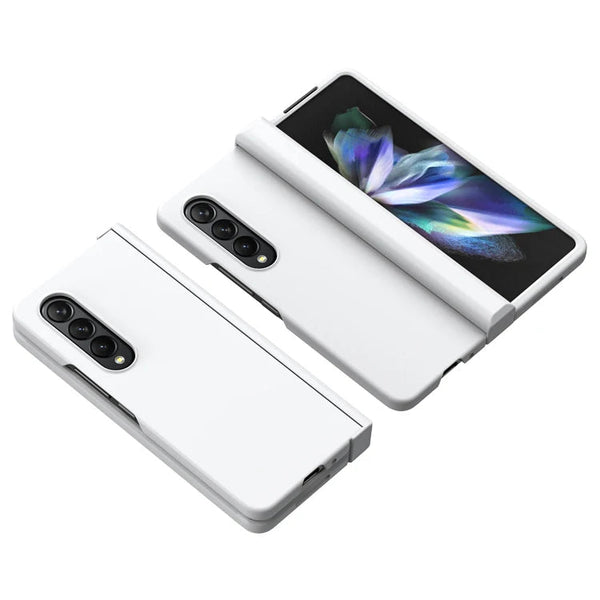 Hinge Covered Classic Case for Samsung Galaxy Z Fold-Exoticase-for Samsung Z Fold 5-White-Exoticase