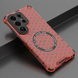 Honeycomb CyberArmor Samsung Case-Exoticase-For Samsung S26 Ultra-Red-Exoticase