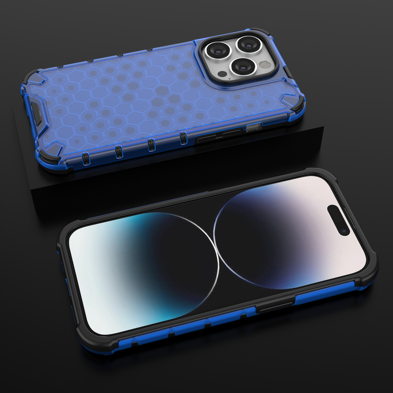 Honeycomb Shockproof Corners iPhone Case-Exoticase-