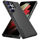 Indestructo Strong Armor Samsung Phone Case - Exoticase - For Samsung S24 Ultra / Black