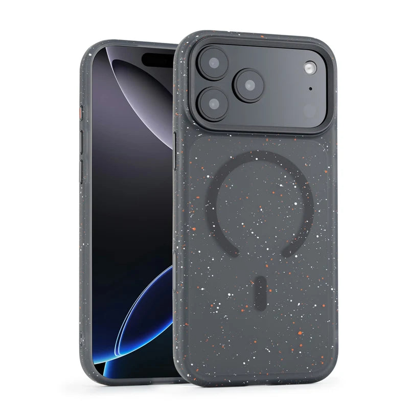 Ink Sprinkle Gradient iPhone Case-Exoticase-For iPhone 17 Pro Max-Black-Exoticase