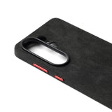 Italian Alcantara Samsung Galaxy Case-Exoticase-For Samsung S26 Ultra-Black-Exoticase