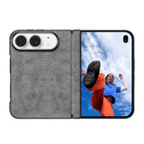 Italian Alcantara iPhone Duo Case-Exoticase-Light Gray-for iPhone Duo-Exoticase