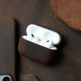 Italian Mastrotto Crazy Horse Genuine Leather AirPods Case-Exoticase-Exoticase