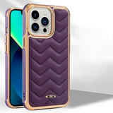 JDK ZigZag Cushioned Apple iPhone Case-Exoticase-For iPhone 14 Pro Max-Purple-