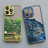 Japanese Landscape Scenic Silicone iPhone Case-Exoticase-Exoticase
