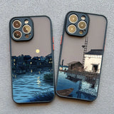 Japanese Landscape Scenic Silicone iPhone Case-Exoticase-Exoticase