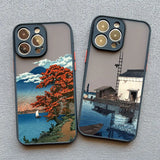 Japanese Landscape Scenic Silicone iPhone Case-Exoticase-Exoticase