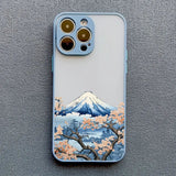 Japanese Sakura Mount Fuji Landscape iPhone Case-Exoticase-For iPhone 15 Pro Max-8-