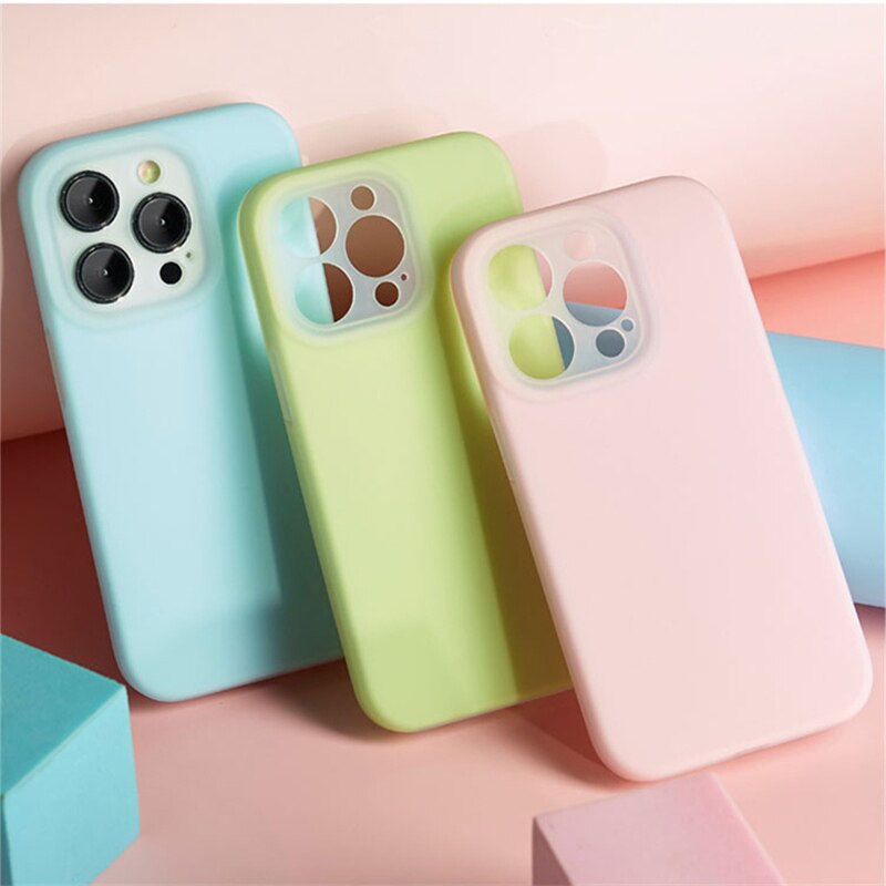 Jelly Liquid Silicone Shockproof Apple iPhone Case-Exoticase-