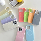 JellyFrost Soft Silicone MagSafe Ring iPhone Case-Exoticase-Exoticase
