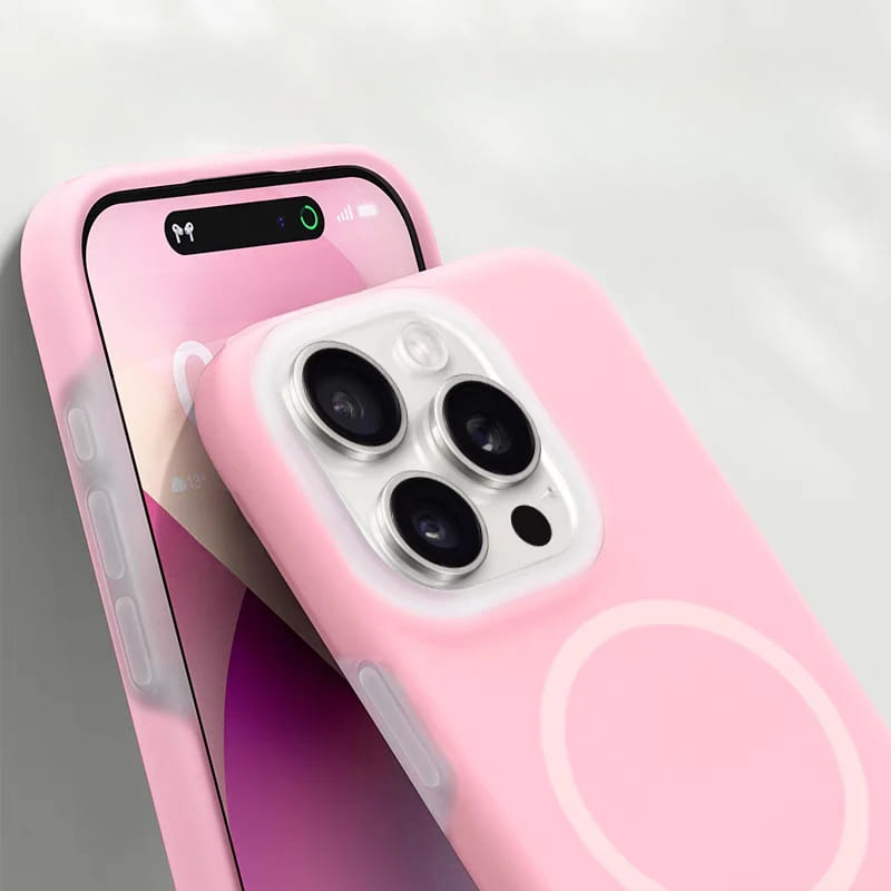 JellyFrost Soft Silicone MagSafe Ring iPhone Case-Exoticase-Exoticase