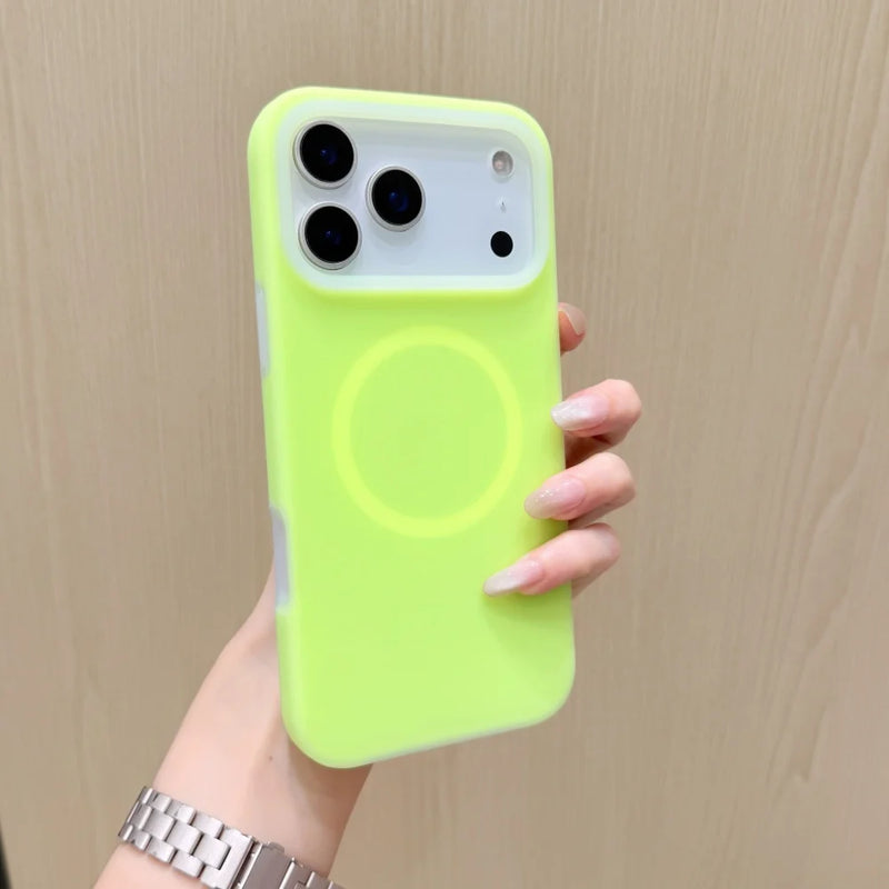 JellyFrost Soft Silicone MagSafe Ring iPhone Case-Exoticase-For iPhone 17 Pro Max-Green-Exoticase