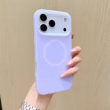 JellyFrost Soft Silicone MagSafe Ring iPhone Case-Exoticase-For iPhone 17 Pro Max-Purple-Exoticase
