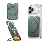 Large Ring iPhone Samsung Pixel OnePlus MagSafe Wallet-Exoticase-Green-Exoticase