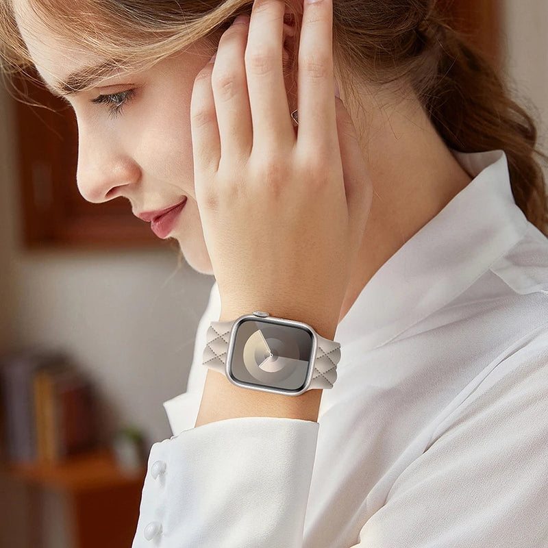 Lattice Silicone Apple Watch Band-Exoticase-Exoticase