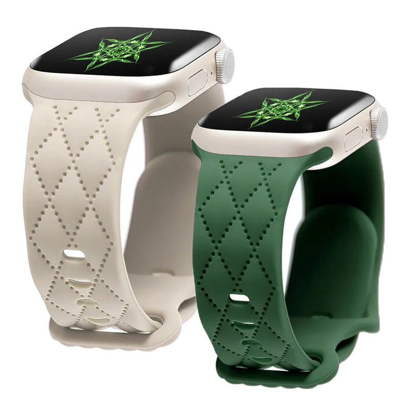 Lattice Silicone Apple Watch Band-Exoticase-Exoticase
