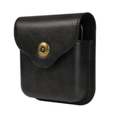 Leather Belt Loop Hold Samsung Z Flip Case-Exoticase-Black 3-Samsung Z Flip 7-Exoticase