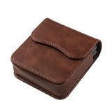 Leather Belt Loop Hold Samsung Z Flip Case-Exoticase-Brown 1-Samsung Z Flip 7-Exoticase