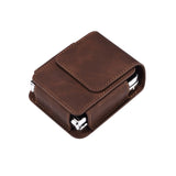 Leather Belt Loop Hold Samsung Z Flip Case-Exoticase-Brown 2-Samsung Z Flip 3-Exoticase