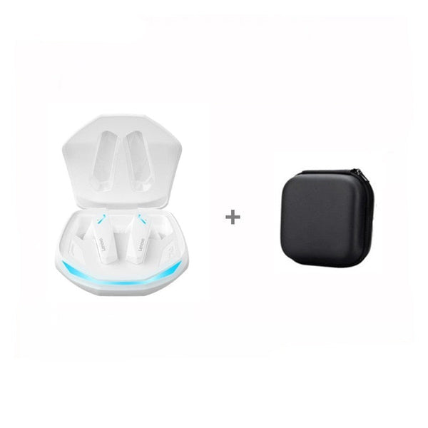 Lenovo ThinkPlus Wireless Earbuds-Exoticase-White + Carrying Case-