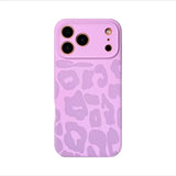 Leopard Print Matte Silicone iPhone Case-Exoticase-Exoticase