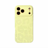 Leopard Print Matte Silicone iPhone Case-Exoticase-Exoticase