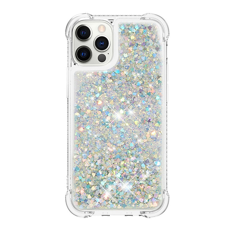 Liquid Glitter Quicksand Apple iPhone Case 14 Series - Exoticase - For iPhone 14 Pro Max / B6
