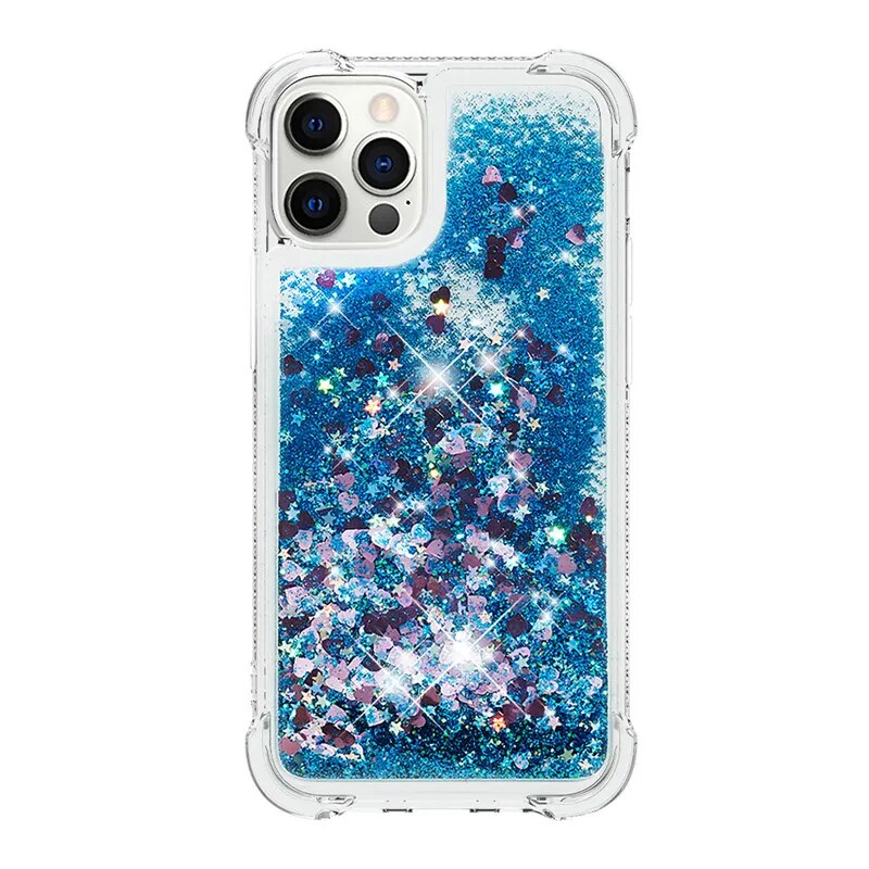 Liquid Glitter Quicksand Apple iPhone Case 15 Series - Exoticase - For iPhone 15 Pro Max / B2