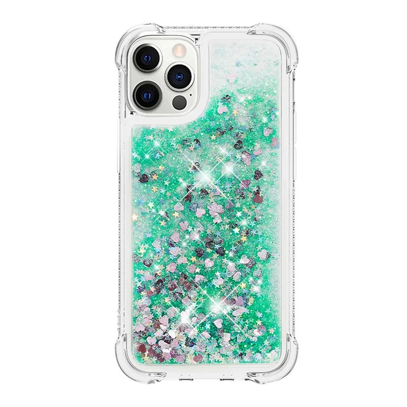 Liquid Glitter Quicksand Apple iPhone Case 15 Series - Exoticase - For iPhone 15 Pro Max / B3